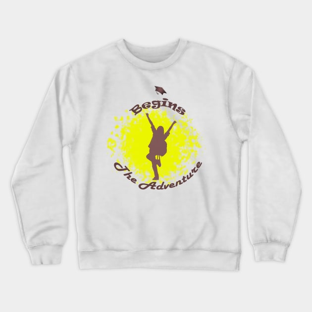 graduated Crewneck Sweatshirt by ElanEinspiration